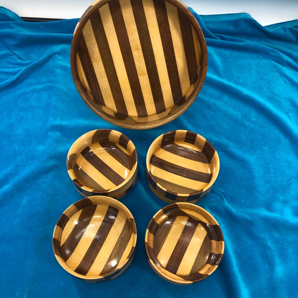Handmade Wooden Salad Bowls